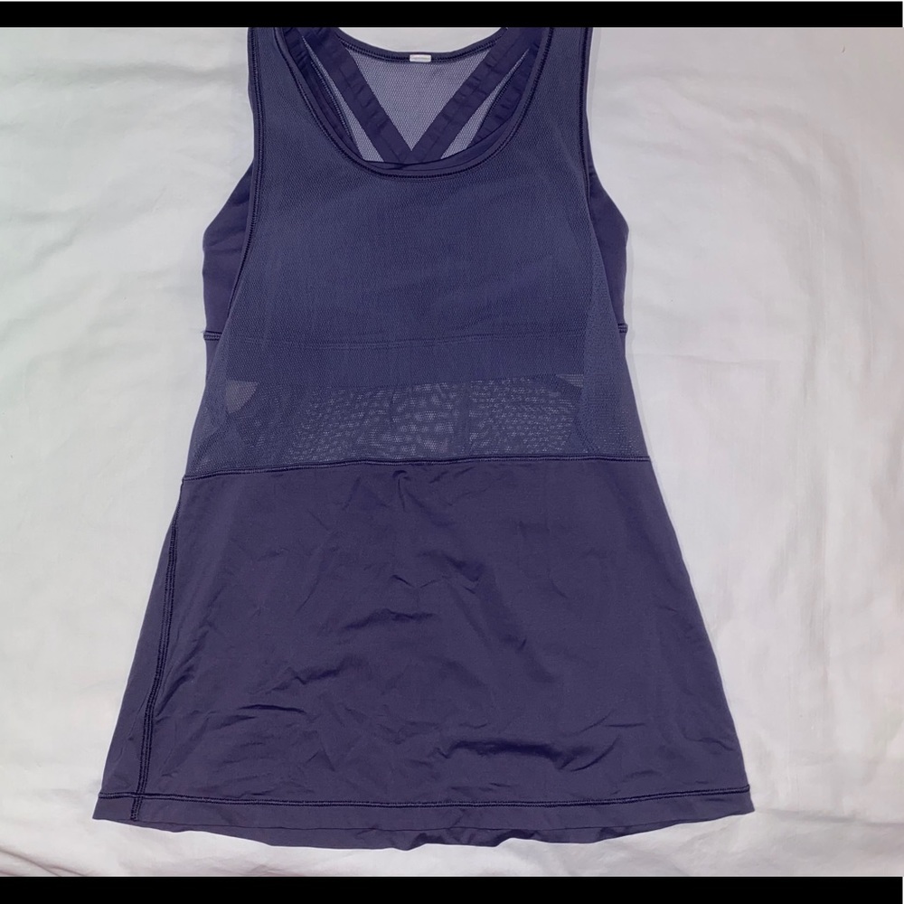 Lululemon tank top with built in bra - Half Mesh